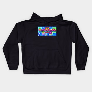 Graffiti Vegan veggie 2 Kids Hoodie